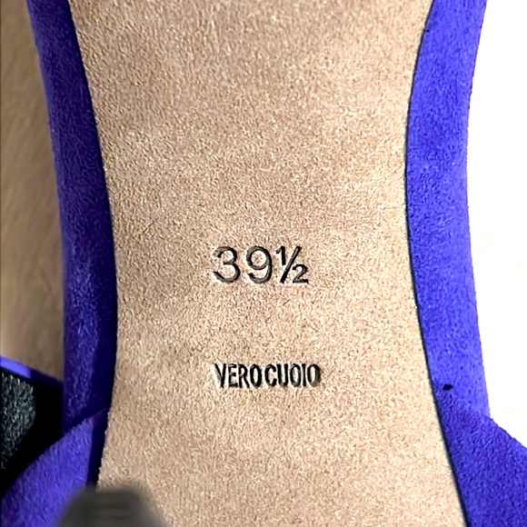 Alexander Wang. Elegant Suede Blue Women's Heels. Size 39.5/8.5 Made in Italy - Picture 7 of 7